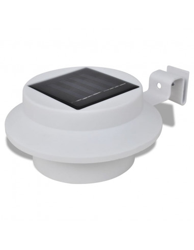 Esterno Lampada solare Set 6 pezzi Recinzione luce bianca