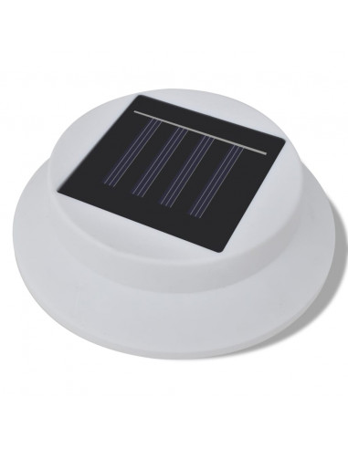 Esterno Lampada solare Set 6 pezzi Recinzione luce bianca