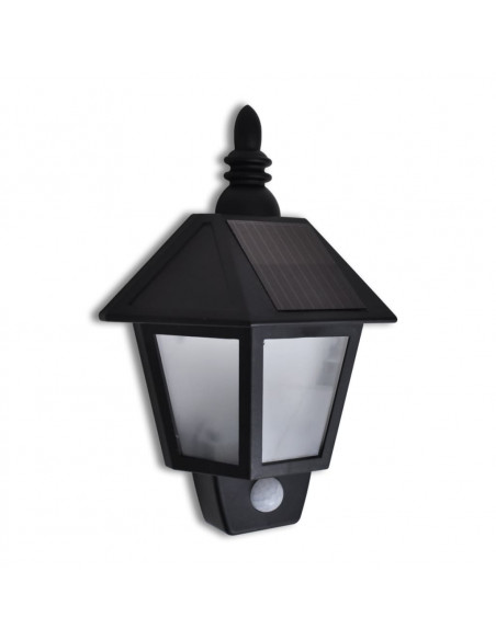 Lampada a parete da giardino solare con sensore di movimento