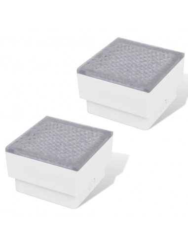 Luci Calpestabili 2 pz a LED 100 x 100 x 68 mm