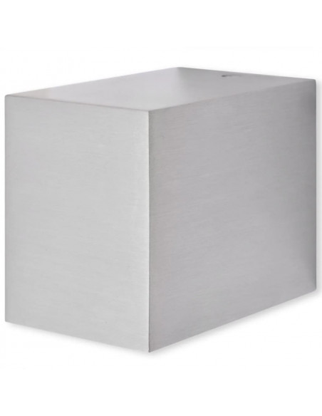 Luce da Parete per Esterno a Cubo 2 pz