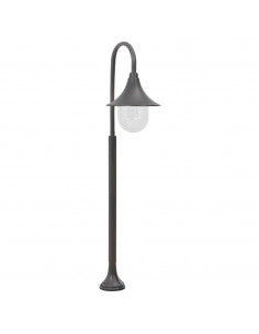 Lampione da Giardino E27 120 cm in Alluminio Bronzo 2