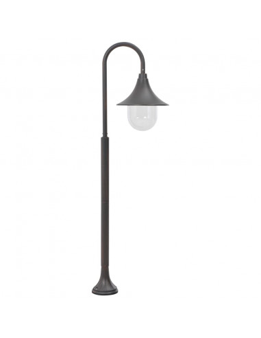 Lampione da Giardino E27 120 cm in Alluminio Bronzo