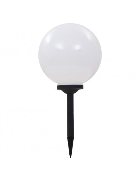 Lampade Solari da Esterni Sferiche 2 pz LED RGB 30 cm