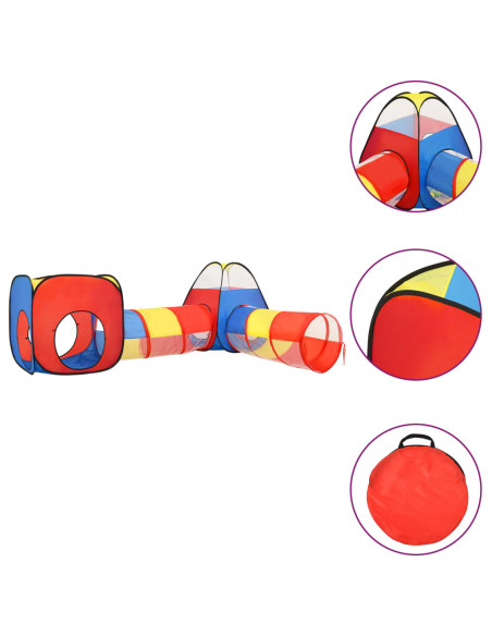 Tenda da Gioco per Bambini Multicolore 190x264x90 cm