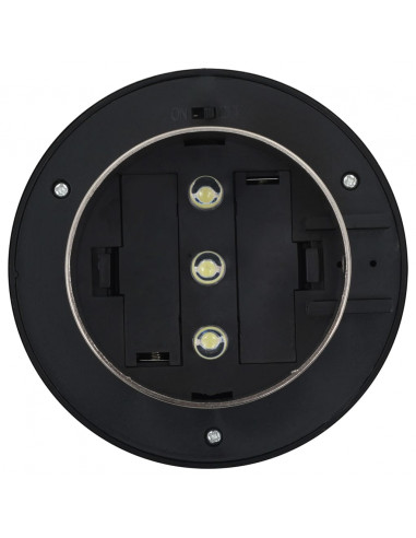 Lampade Solari da Esterni 6 pz a LED Rotonde 12 cm Bianco