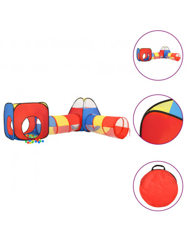 Tenda da Gioco per Bambini Multicolore 190x264x90 cm