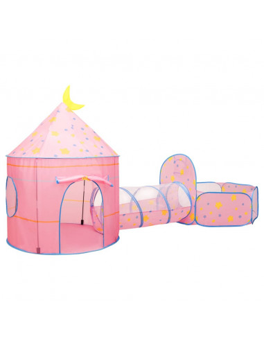 Tenda da Gioco per Bambini Rosa 301x120x128 cm