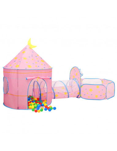 Tenda da Gioco per Bambini Rosa 301x120x128 cm