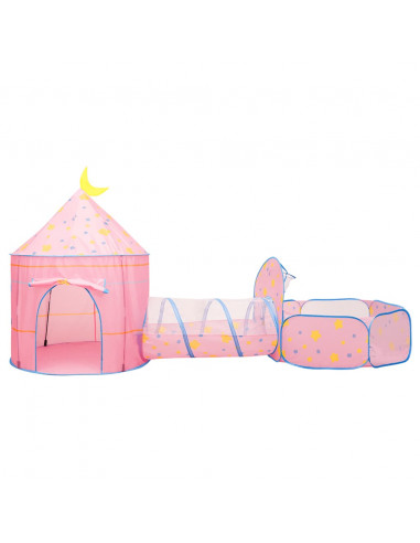 Tenda da Gioco per Bambini Rosa 301x120x128 cm