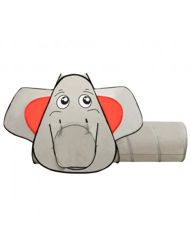 Tenda da Gioco per Bambini Elefante Grigio 174x86x101 cm