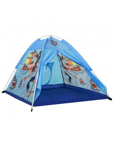 Tenda da Gioco per Bambini Blu 120x120x90 cm
