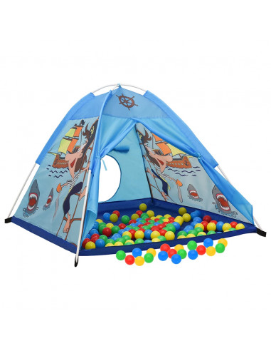 Tenda da Gioco per Bambini Blu 120x120x90 cm