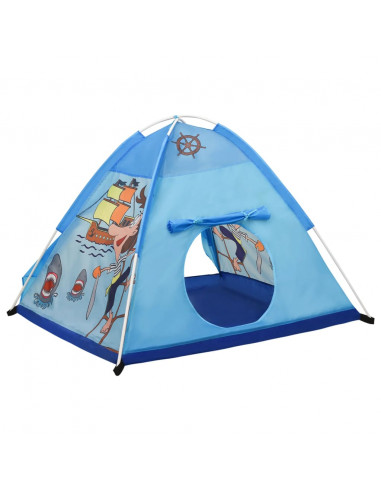 Tenda da Gioco per Bambini Blu 120x120x90 cm
