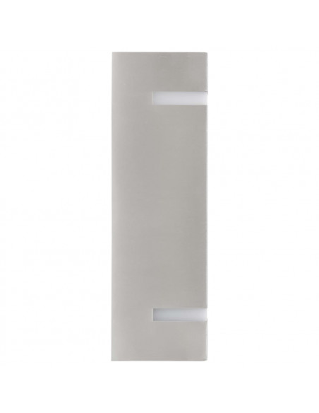 Lampade da Parete da Esterno 2 pz 35 W Argento Rettangolari