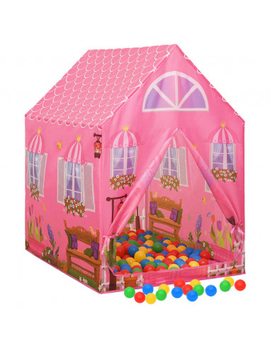 Tenda da Gioco per Bambini Rosa 69x94x104 cm