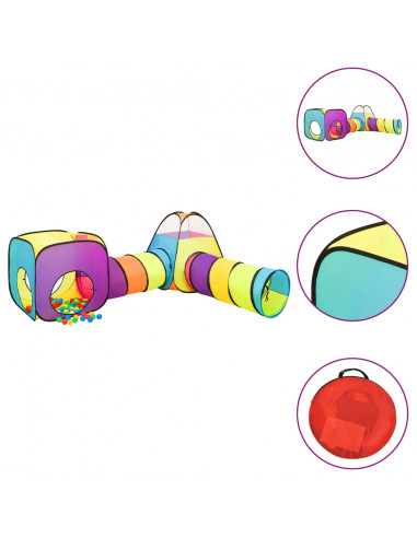 Tenda da Gioco per Bambini Multicolore 190x264x90 cm