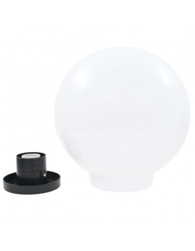 Set Lampade a LED Sferiche 2 pz 30 cm in PMMA