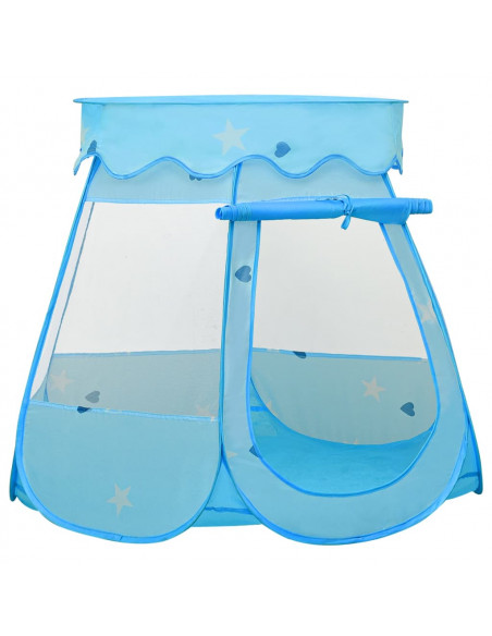 Tenda da Gioco per Bambini Blu con 250 Palline 102x102x82 cm