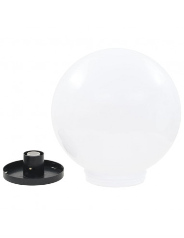 Set Lampade a LED Sferiche 2 pz 40 cm in PMMA