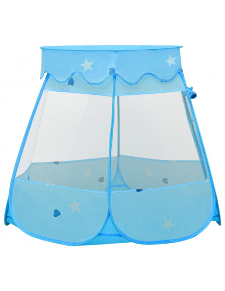 Tenda da Gioco per Bambini Blu con 250 Palline 102x102x82 cm