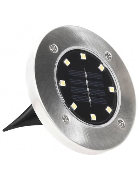 Lampade Solari da Terra 8 pz Luci a LED Colore RGB