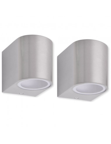Lampada da parete per esterno 2 pz