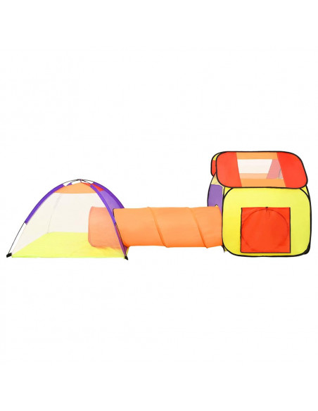 Tenda da Gioco Bambini 250 Palline Multicolore 338x123x111 cm