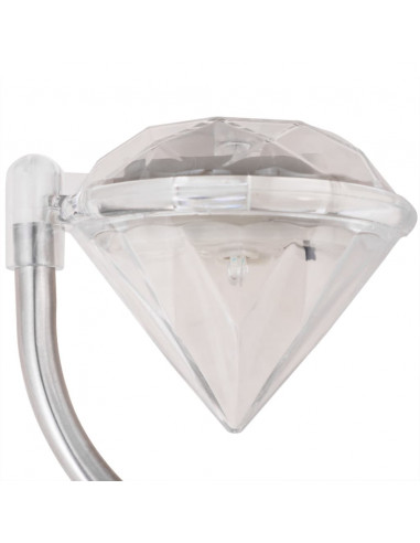 Luci LED da Giardino ad Energia Solare 6 pezzi 9x7,8x29,5 cm