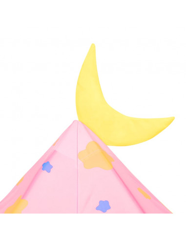 Tenda da Gioco per Bambini Rosa con 250 Palline 301x120x128 cm