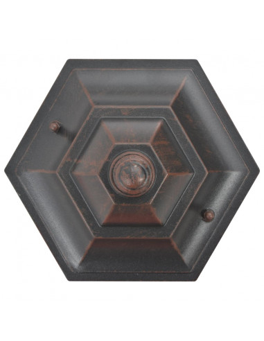 Lampioni da Giardino 6pz E27 110 cm Alluminio Bronzo