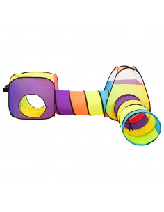 Tenda da Gioco per Bambini 250 Palline Multicolore 190x264x90cm 2