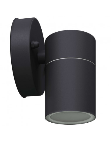 Lampada LED da Parete 2 pz Acciaio Inox Proiezione Basso