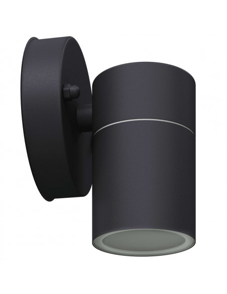 Lampada LED da Parete 2 pz Acciaio Inox Proiezione Basso