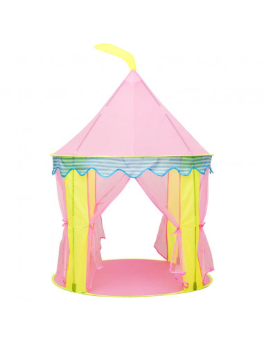 Tenda da Gioco per Bambini Rosa con 250 Palline 100x100x127 cm