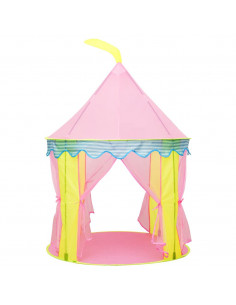 Tenda da Gioco per Bambini Rosa con 250 Palline 100x100x127 cm 2