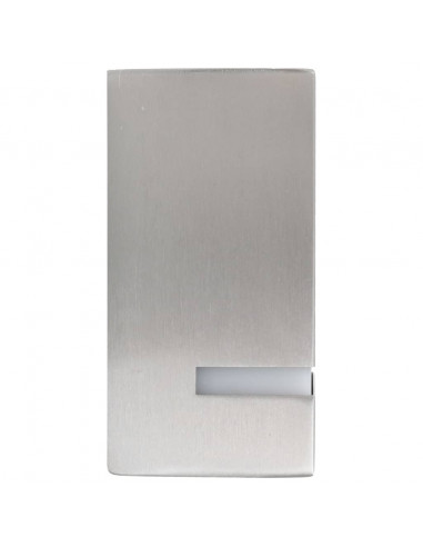 Lampade da Parete da Esterno 2 pz 35 W Argento Rettangolari