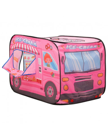Tenda da Gioco per Bambini Rosa con 250 Palline 70x112x70 cm