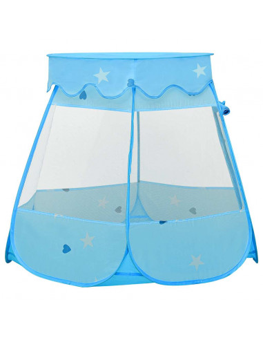 Tenda da Gioco per Bambini Blu con 250 Palline 102x102x82 cm