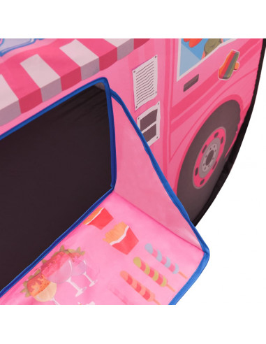 Tenda da Gioco per Bambini Rosa con 250 Palline 70x112x70 cm