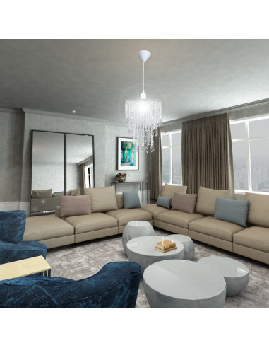 Lampadario Sospeso in Cristallo 22,5 x 30,5 cm