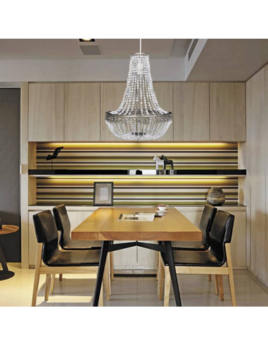 Lampadario da Soffitto in Cristallo 36,5 x 46 cm