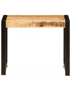 Tavolini Impilabili 3 pz in Legno Massello di Mango 2