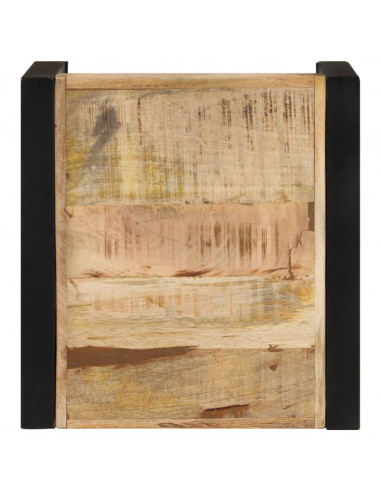 Tavolini Impilabili 3 pz in Legno Massello di Mango