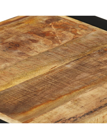 Tavolini Impilabili 3 pz in Legno Massello di Mango