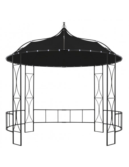 Gazebo 300x290 cm Antracite Rotondo