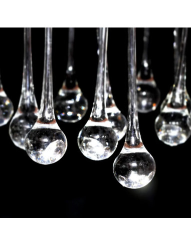 Lampadario con 85 Cristalli Bianco