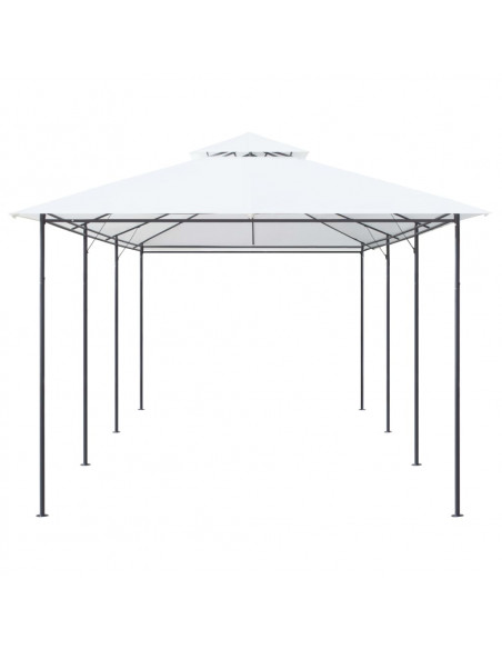 Gazebo 600x298x270 cm Bianco 180g/m²