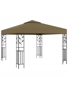 Gazebo 3x3 m Grigio Talpa 180 g/m² 2