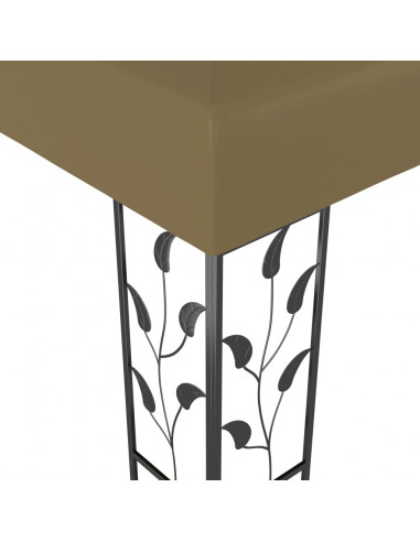 Gazebo 3x3 m Grigio Talpa 180 g/m²